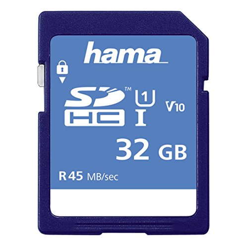 Preisvergleich Produktbild Hama Class 10 SDHC 32GB Speicherkarte (UHS-I, 45Mbps)