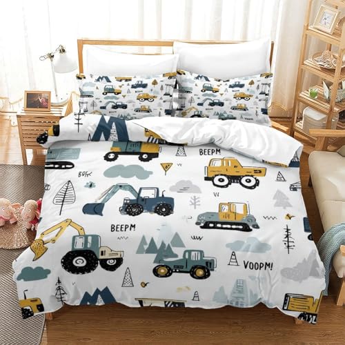 Housse de couette chiot mignon 3D parure de lit super king confortable - 3