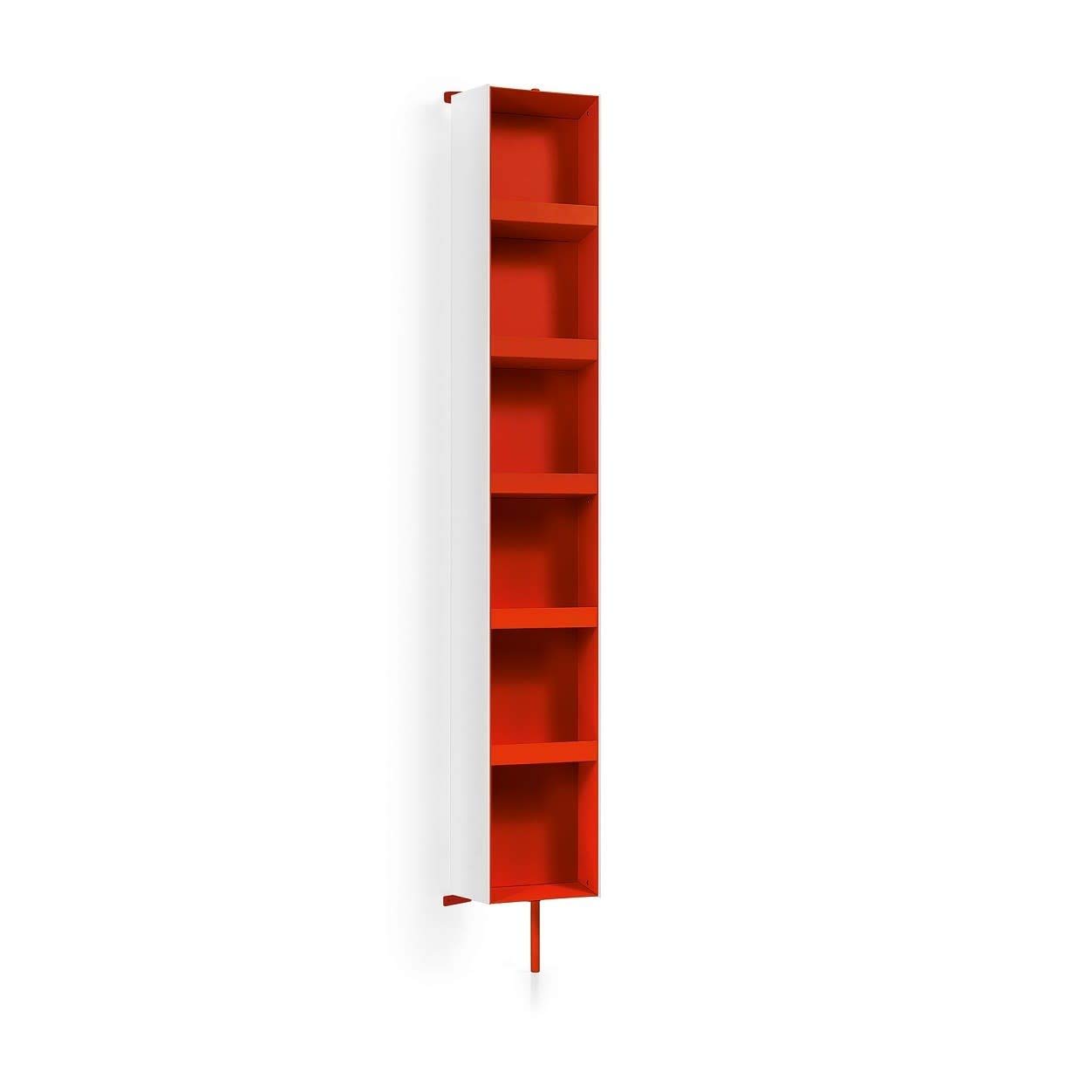 WS Bath Collections Ciacole 8058.11 Rotating Cabinet with Mirror in Red