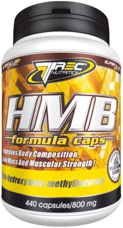 Trec Nutrition HMB Formula 440 caps -- 3000 mg per daily serving -- Muscle Growth / Strength / Protects Muscle Wasting