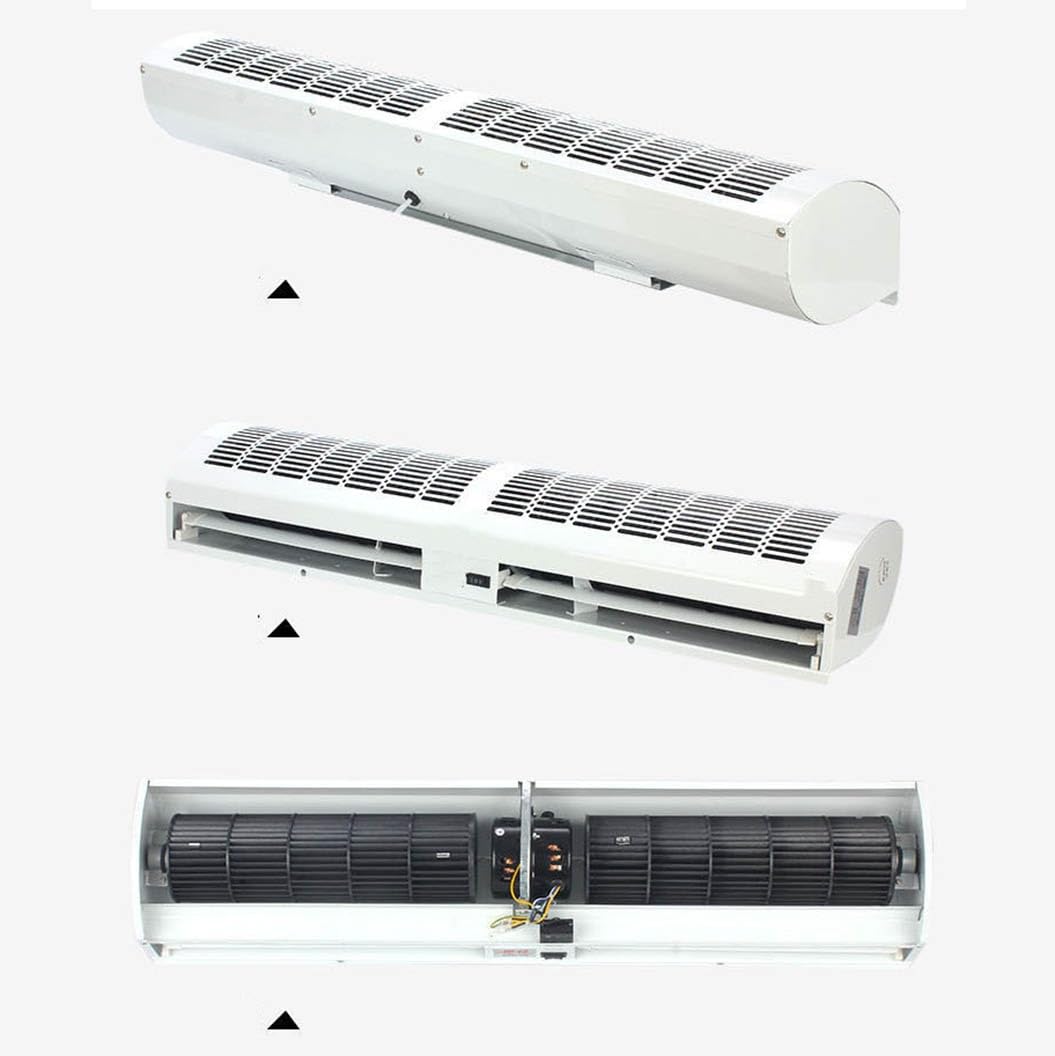 Wand Montierte Luftschleier, Luftschleier Gewerbe, 60cm, 90cm, 100cm, 120cm, 150cm, 2 Geschwindigkeiten, Einstellbarer Luftabweiser, Mit Fernbedienung (Size : 100cm)