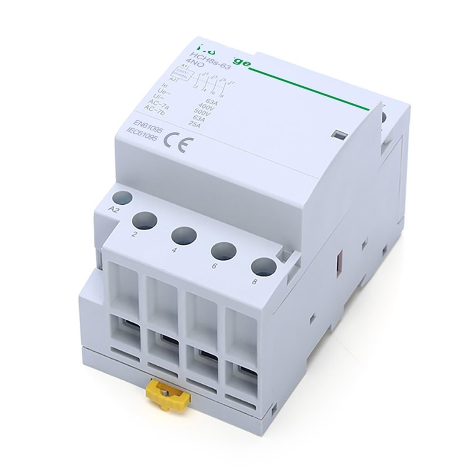 HCH8s-63 Stycznik modułowy automatyczny stycznik do użytku domowego na szynie DIN ICT 50/60 Hz 1 sztuka ochrona obwodu (4P 63A 4NO DC24V)