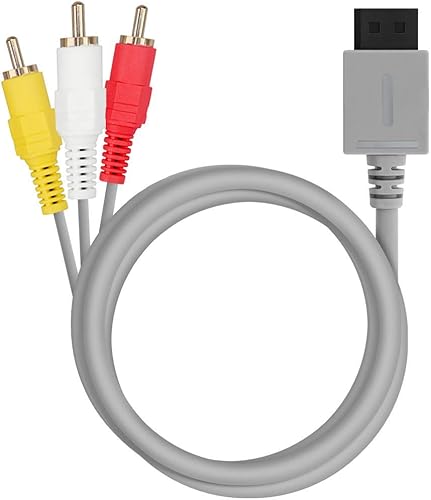 Miniatura 3 de TPFOON Paquete de accesorios Wii 3 en 1 Adaptador de corriente de CA Wii + cable de audio y video compuesto y barra de sensor de movimiento con