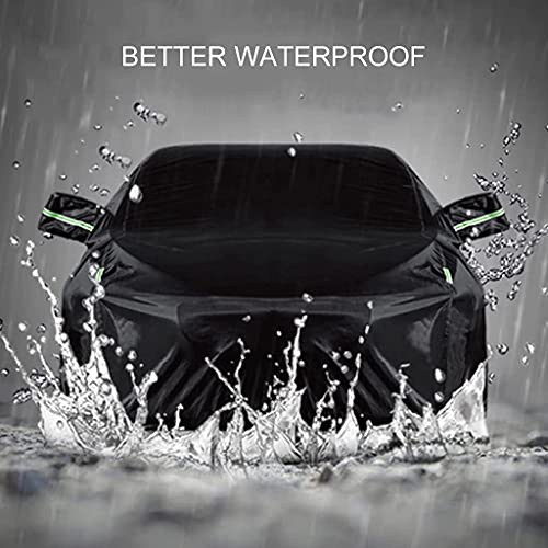 Image of Car Cover Compatible with Mercedes-Benz SLK /SLC 180 200 230 250 250d 280 300 320 350 250 CDI 32 AMG 55 AMG, Waterproof Dustproof Weatherproof Car Tarpaulin with 4 Windproof Straps