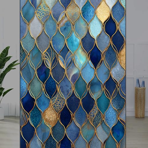 Vinilo Decorativo de Vidrio Modern Fish Scale 70x120 cm miniatura 5