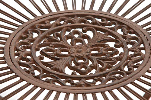 CLP Eisentisch Sheela im Jugendstil I Gartentisch mit geschwungenen Beinen und kunstvollen Verzierungen I erhältlich… – Bild 5