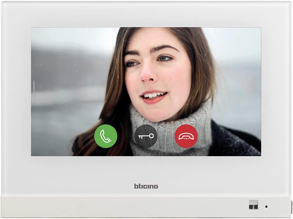 7-inch video tube with touch screen, MyHOME center with WLAN/LAN and smartphone connection