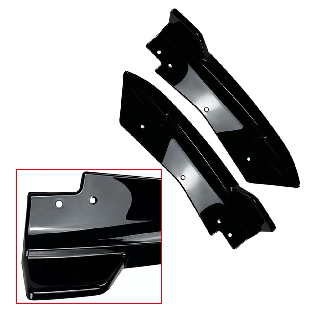 Diffusore per paraurti posteriore auto, splitter per parafango laterale per auto, compatibile con BMW X3 G01 LCI M Sport dal 2022 in poi, nero lucido