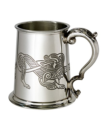Wentworth Pewter Celtic Lion 1 Pint Pewter Tankard