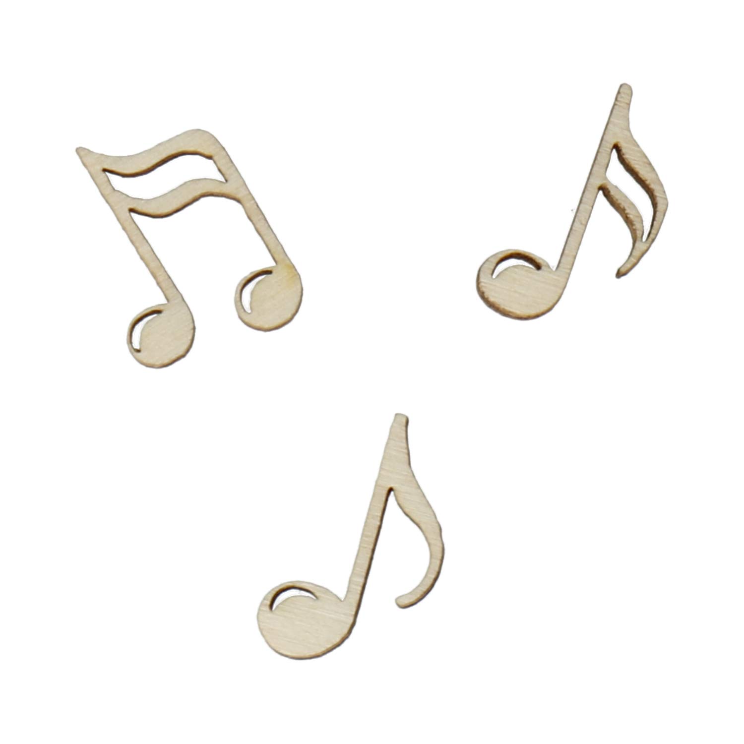 Mugesh Streupotpourri Aus Pappelholz – Noten-Motiv, Ca. 200 Teile, Für Deko Oder Als Musiker-Geschenk