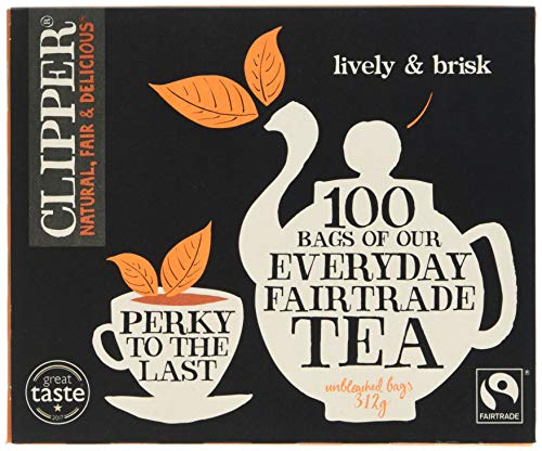 Clipper Fairtrade Everyday 100 Teabags, 0.313 Kg