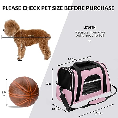 Prodigen Pet Carrier Airline Approved Pet Carrier Dog Carriers for