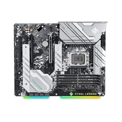 motherboards Fit For ASRock Z690 STEEL LEGEND/D5 Motherboard LGA 1700 Support I9-14900KF I7-12700K I5-12400F CPU 4xDDR5 M.2 PCIe 5.0 ATX INTEL