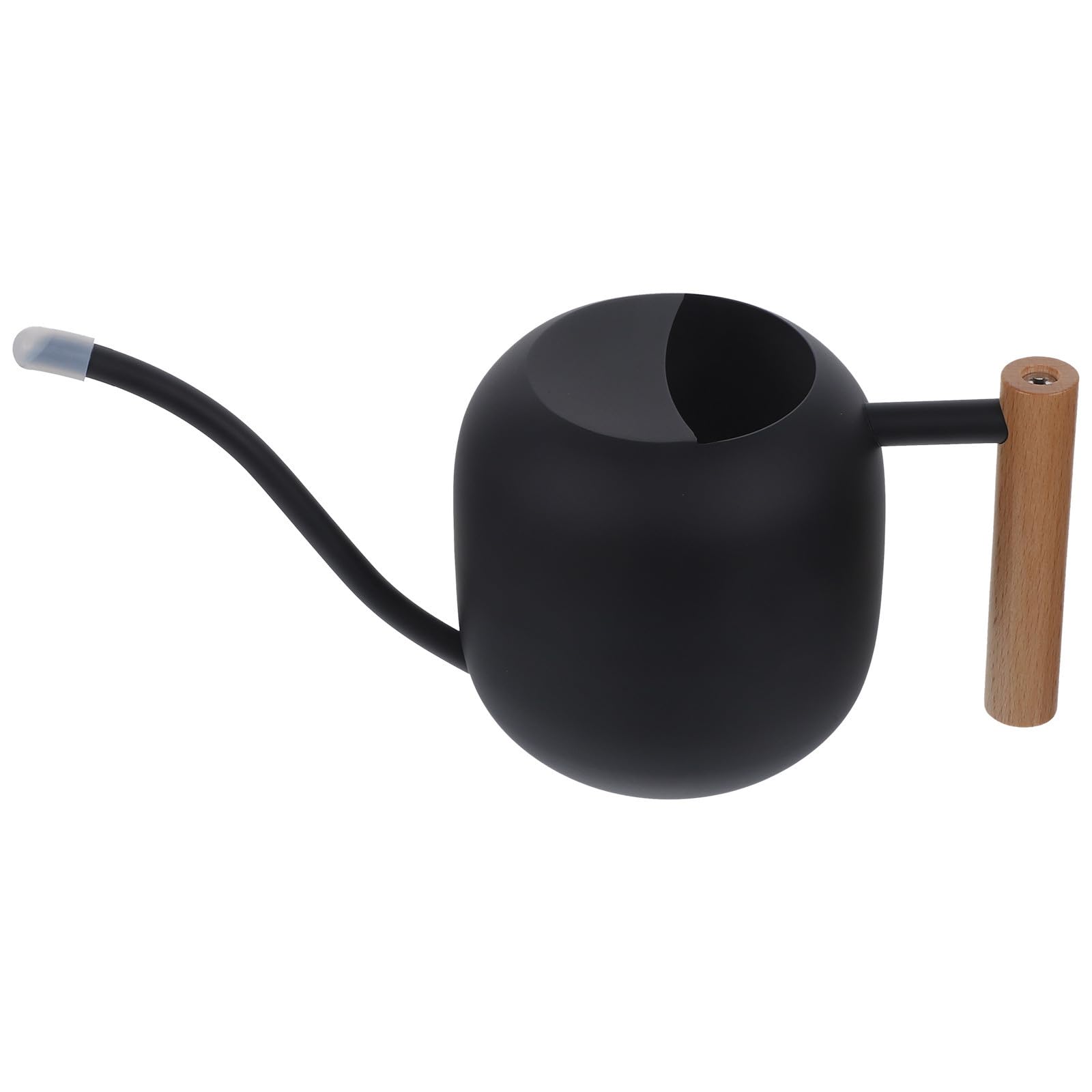 Annaffiatoio lungo Beccuccio 1,2 l Acciaio Inox Manico Legno
