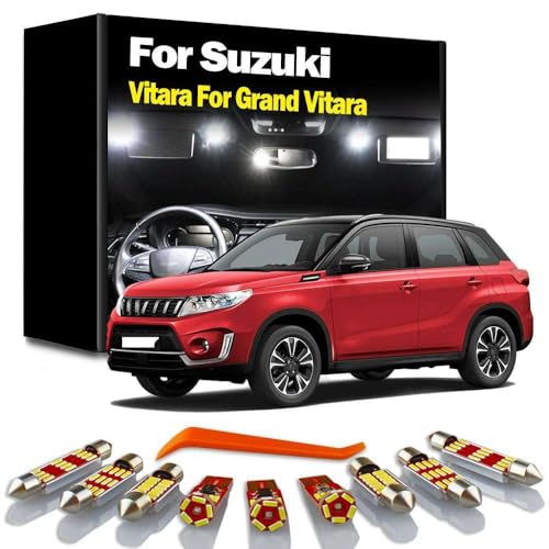 OURLFGSBU LED Interior Map Light Kit, for Suzuki Vitara for Grand Vitara 1999-2015 2016 2017 2018 2019 2020 Car Bulb