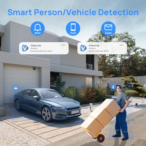 Image of 6MP IP PoE PTZ Camera Outdoor with Pan /Tilt 3X Optical Zoom,2.8-8mm Motorized Lens,98ft IR Night Vision, Built-in Mic, Human /Vehicle Detection,IP66&IK10, Blue Iris, NDAA Compliant Dome Mini PTZ Camera