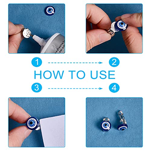 Unicraftale About 50Pcs Stainless Steel Clip-On Earring Findings Flat Round Tray Earrings Earring Accessories For Jewelry Making Diy Stainless Steel Color #TOP4