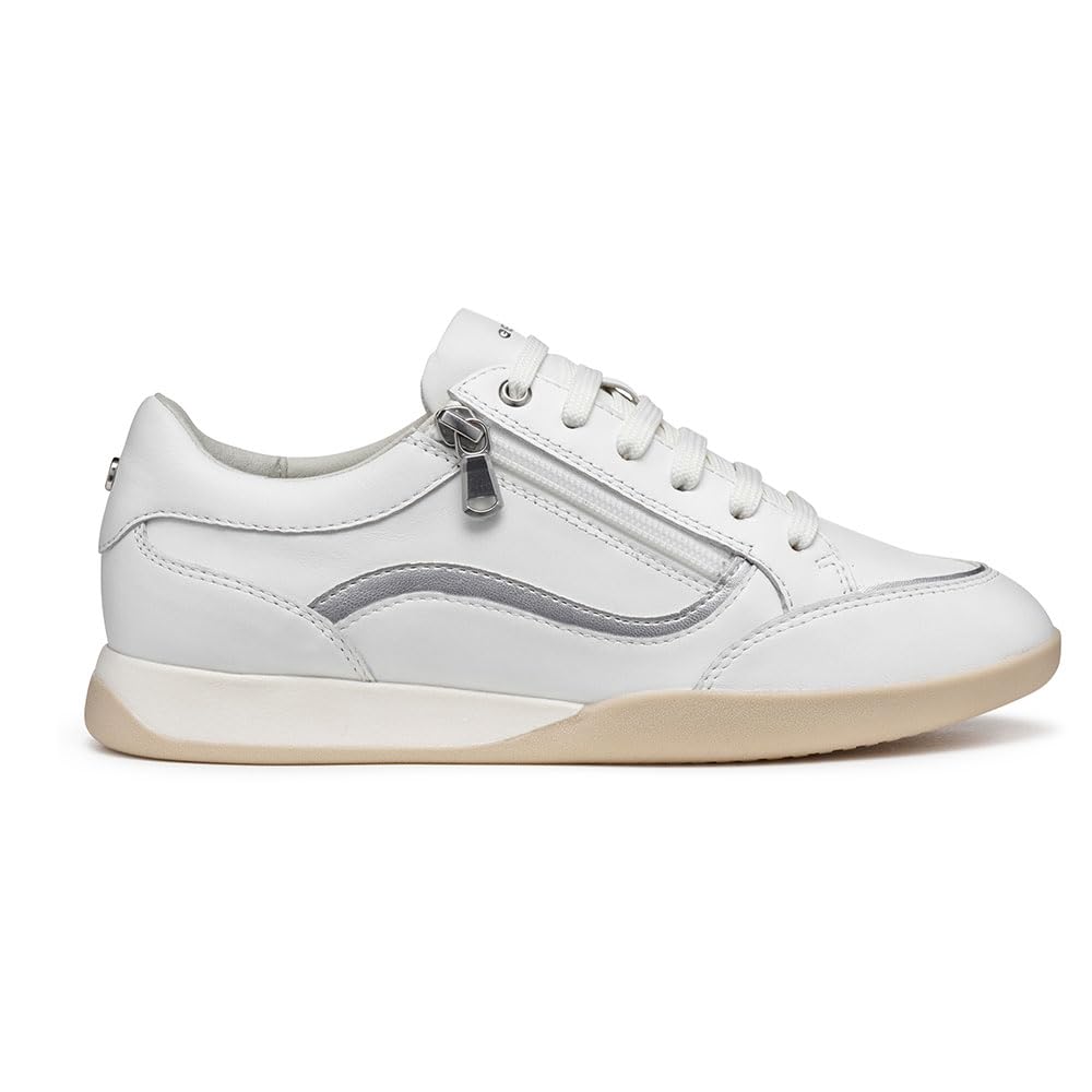 Geox Woman D Maryemy Sneakers White/Silver 35 EU
