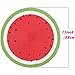 Zupro Round Placemats Set of 4,Braided 15 inch Table Mats Heat Resistant Non-Slip Washable,for Kitchen Dining Tables Four Seasons Dinner Parties Thanksgiving Christmas and Everyday Use Watermelon red