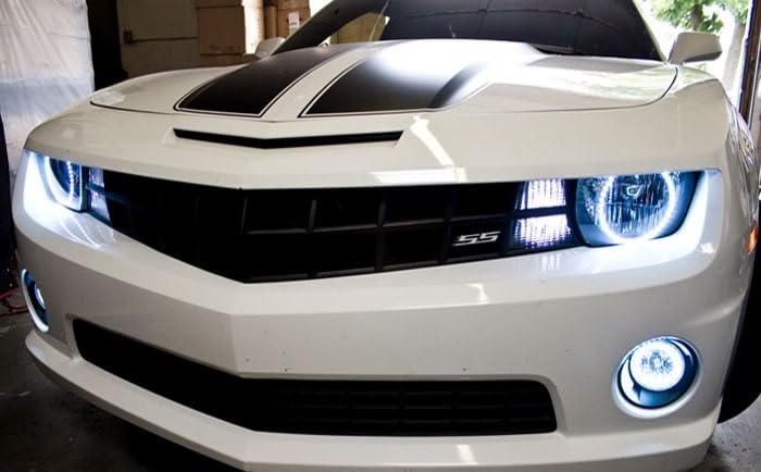 Kit LED Halo Ojo Ángel Xenón Blanco Camaro 2010-2015 miniatura 4