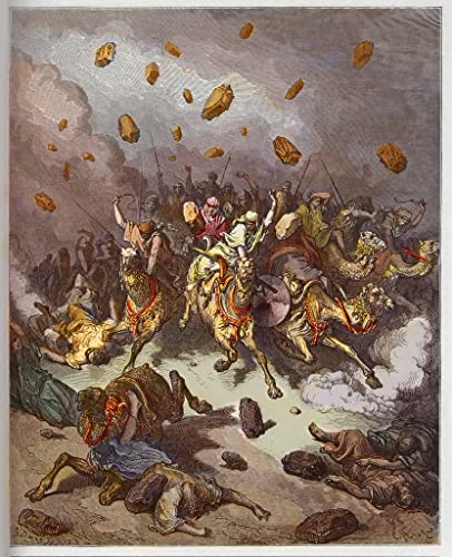 Image sur Toile La Victoire de Josué par Gustave Dore 60x90cm