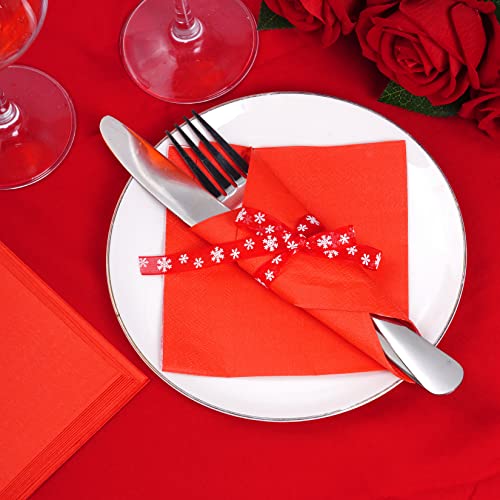 120Pcs Cocktail Napkins Rainbow Colorful Tissue Napkin Beverage Luncheon Paper Napkins Party Decoration, 6 Colors #TOP6