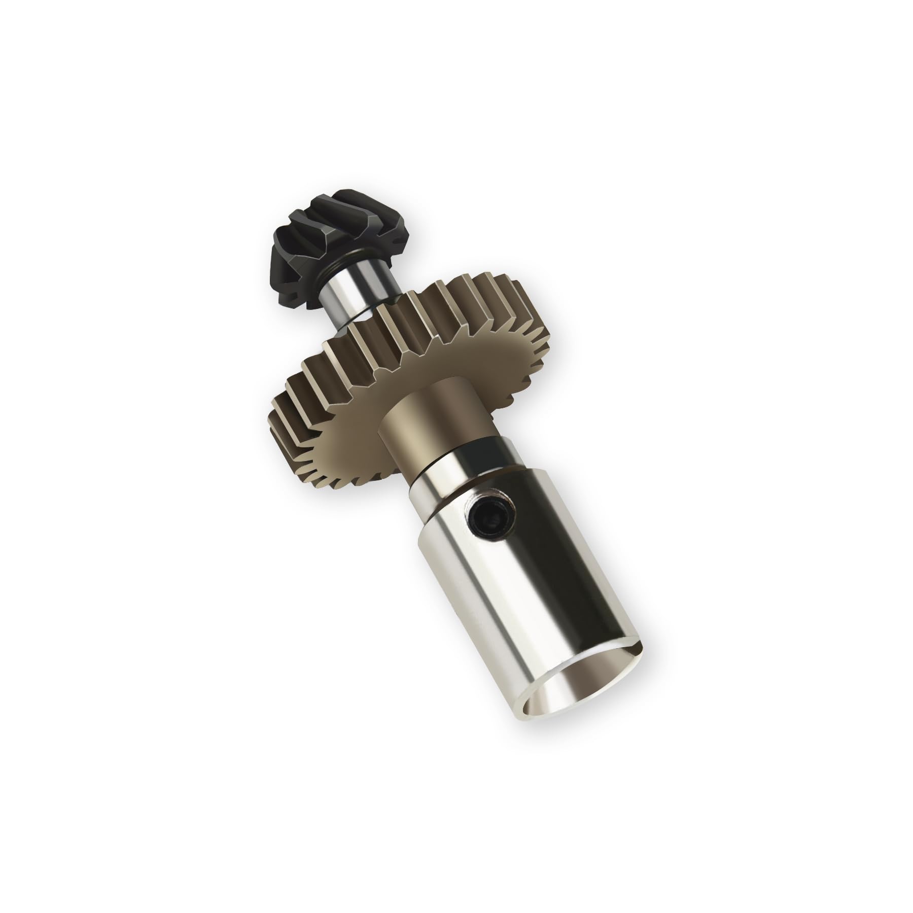 Hosim 1:10 Scale RC Car Differential Gear Helical Rear Drive Gear Upgrade Accessories Chrome Steel, X07-CS06 Accessory Spare Parts for Hosim X07 X07W X08 X15W 1/10 Scale