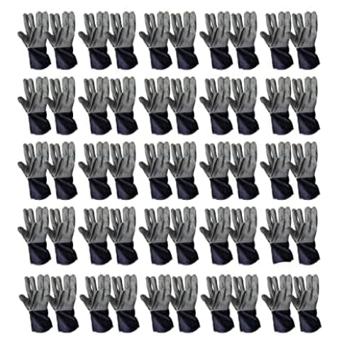 Sense Safety Heavy Duty Denim Protection Hand Handcuffs Biking/Cycling Gloves Water Resistant Outdoor Gloves Athletic Touch Screen Friendly Gloves for Men and Women (Pack of 25,Denim-Large)-image-42