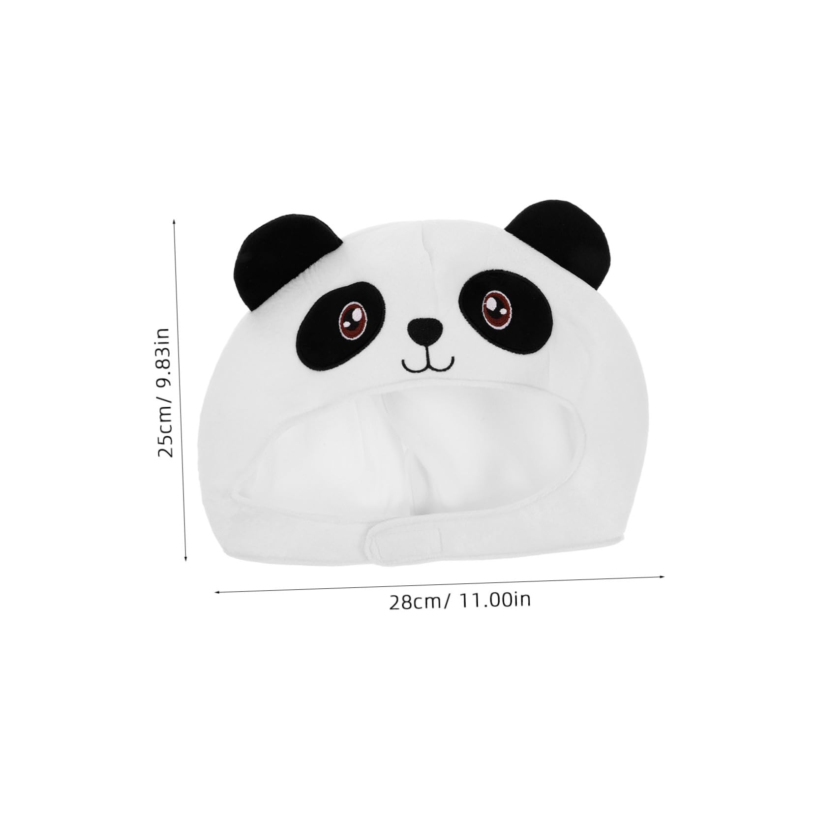ifundom Panda Hat Costume Plush Animal Headwear Novelty Halloween Hat Warm and Comfortable for Boys and Girls Teens