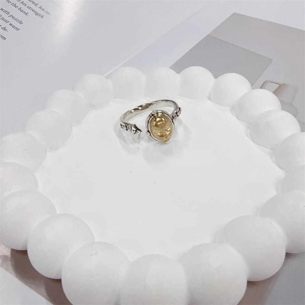 Vintage Lilith Star Cocktail Rings for Women Men Adjustable Personalized Face Ring Open Wrap Knuckle Middle Finger Band Rings Fashion Thumb Unique Comfort Fit Jewelry Gothic Punk Style - Image 5