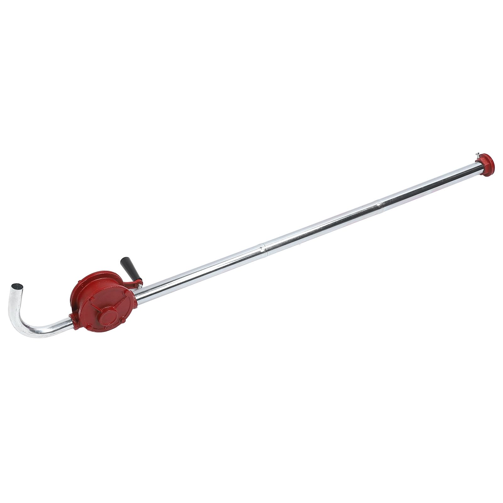 Aramox Ręczna Pompa Transferowa Żeliwna Obrotowa Ręczna Korba Pompa 50 Lmin 32 Mm Bębnowa z Zestawem Rurek 136 Cm do Przesyłu Oleju Napędowego na Budowie Pojazdów łodziowych