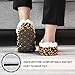 ALAZA Black Yellow Leopard Print House Fleece Slippers Comfy Bedroom Shoes Anti-Slip for Women US 7-8