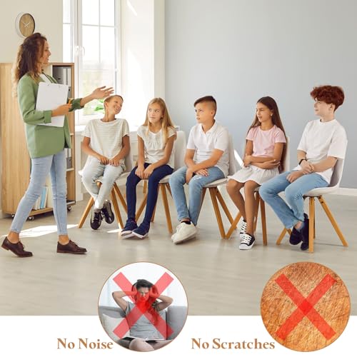 Capuchons carrés en PVC 2,4x2,5 cm : protégez vos sols des rayures de chaises - 6