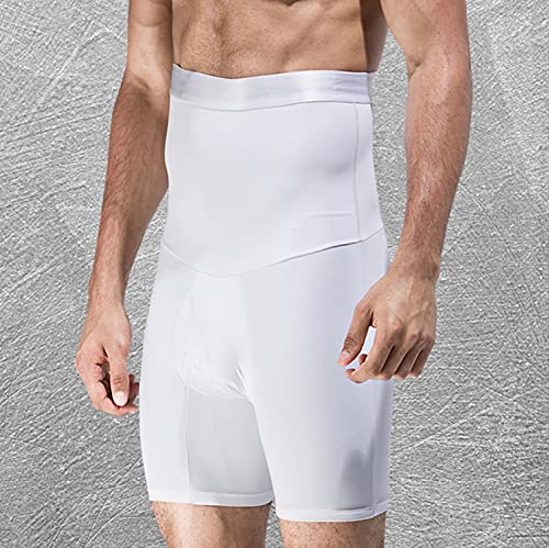 Calzoncillos tipo bóxer elásticos para hombre con entrenador de cintura y muslo más delgado 4