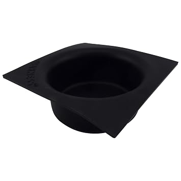 Waxness Non-Stick Silicone Bowl Insert for Wax Warmers Black, Fits Mini W-CUBE 5oz Warmers, Easy Clean Flexible Wax Pot Liner for Professional Use