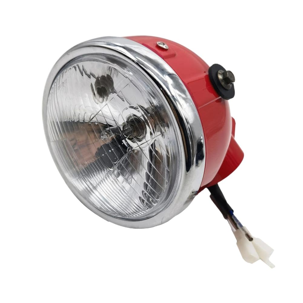Jrthtcnjt Red Headlight Headlight Bracket Compatible With Z50 Z50a Z50j Z50r Trail Monkey Bike(Red Headlight)