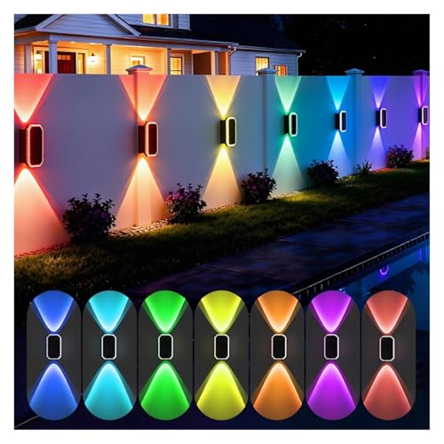 Luces de cerca solares para iluminar zonas oscuras de paredes exteriores 3