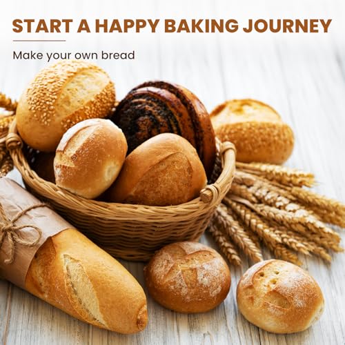 Kikcoin 6 Pack Banneton Bread Proofing Basket, 5 Inch Mini Banneton Basket - image 6
