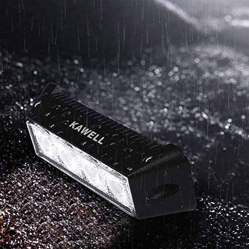 Miniatura 8 de kawell 12 W DC 10  30 V 6500 K LED Off Road Luz de trabajo Bar impermeable para Jeep cabinaBarcoSUVTruckCocheATVsPescaDeck conducción