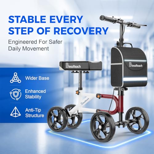 Image of BlessReach Lightweight Knee Scooter for Adults for Foot Injuries,Knee Pad