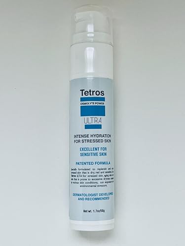 Tetros ULTRA Intense Hydration for Stressed Skin, Patented Formula, Dermatologist Developed and Recommended
