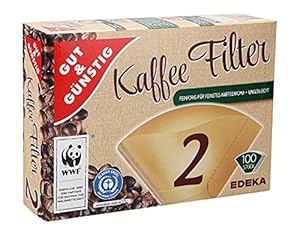 Gut & Günstig 100 Stück Kaffeefilter Größe 2