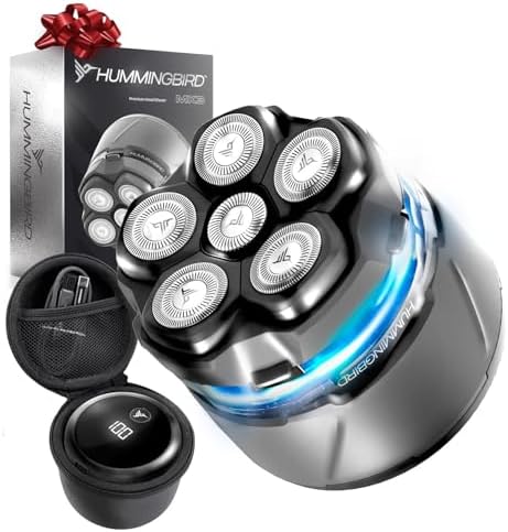 HUMMINGBIRD MK3 Stealth Edition Replacement Blade Head, Electric Head Shaver Genuine Blade Head Refill, Easy to Install, Magnetic 6-Blade Head, Flexible Hypoallergenic Stainless Steel Blades image 4