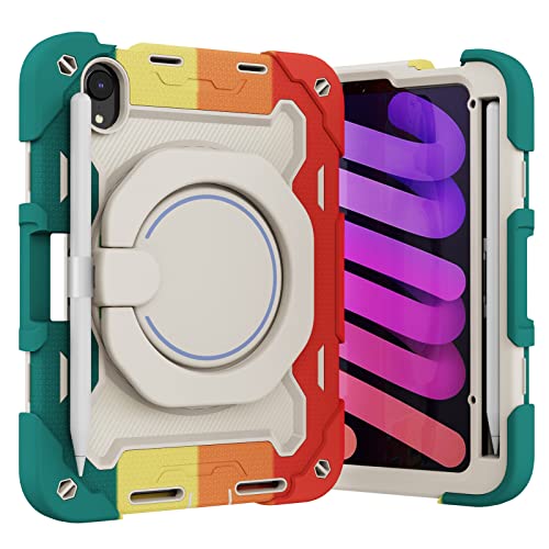 Housse iPad mini 7 antichoc rouge solide pour prêter votre tablette aux enfants sans stress