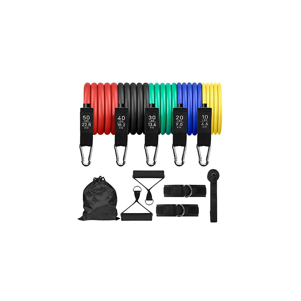 Vertical-Jump-Trainer-Equipment-Leg-Strength-Resistance-Training-Bands-Set-for-Speed-and-Agility-Squat-Training-Bounce-Trainer-for-Boxing-Tennis-Volleyball-Basketball-Training