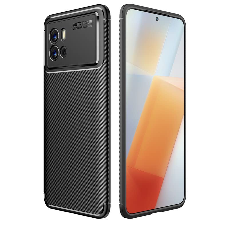 CELZO Texture Rugged Silicon Back Cover Case for Vivo iQOO 9 Pro (5G) - (Black) (B09THH8P2D) Amazon Price History, Amazon Price Tracker
