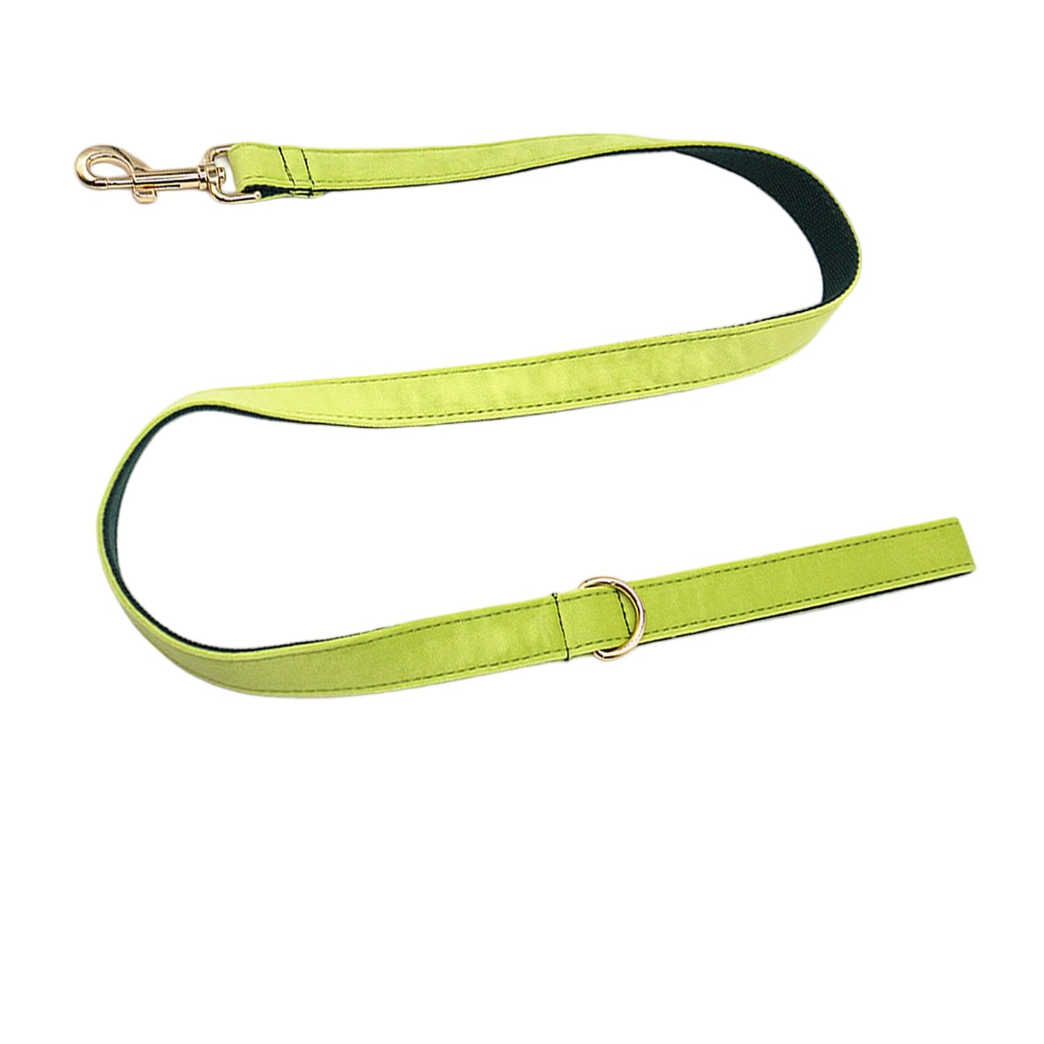 Dog Leash with Metal Clip, Multiple Colors, Width 0.79 inches, Length 3.6 feet, in the Same Color as the Collar(Avocado Green, Match XS/S Size Collar)