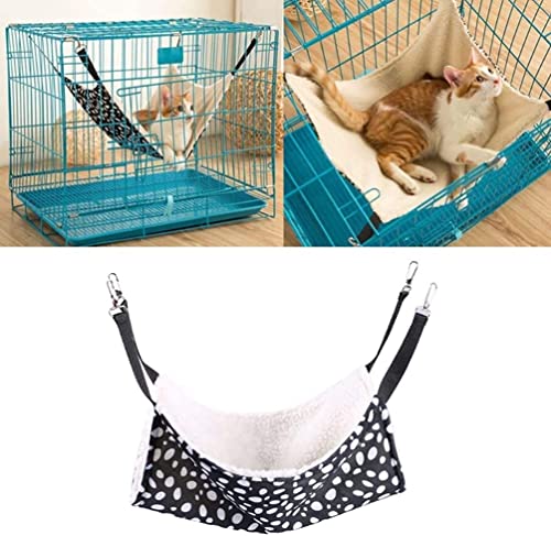 Image of Litewoo Pet Cotton Hammock, Hanging Bed Warm Hammock Swing for Bird Parrot Rat Sugar Glider Chinchilla Squirrel Guinea Pig