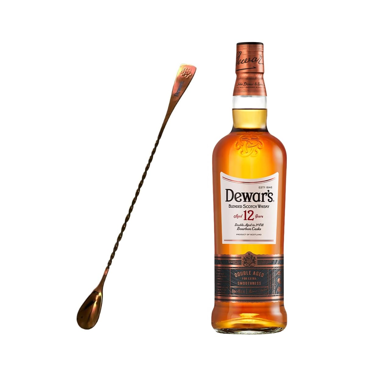 Amazon.co.jp: 【オリジナルマドラー付】 デュワーズ 12年 [ ブレン