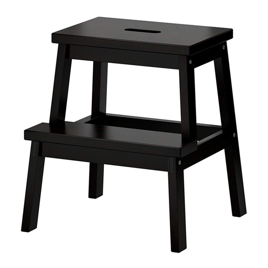 Cxvhsertwr Black Ladders For Home, Outdoor Home Dual-Purpose Step Stool(Black)